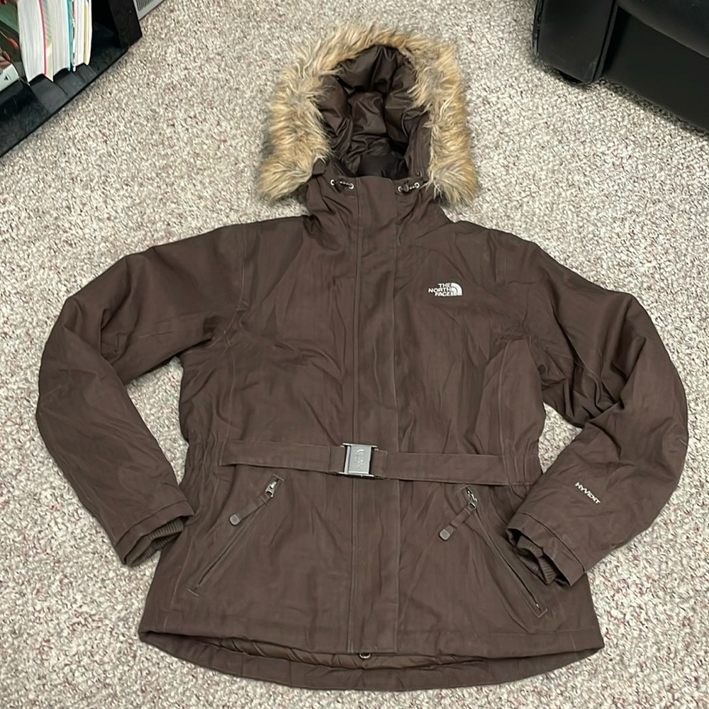 The northface down filled puffer parka